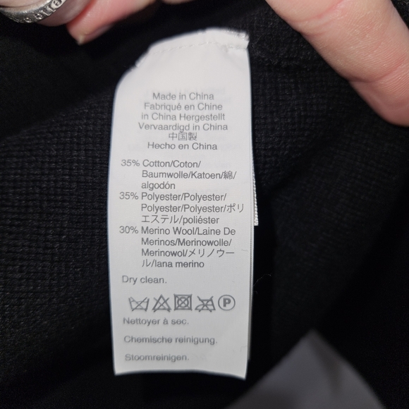 J. Crew Juliette Collarless Sweater Blazer Open Cardigan Women's Medium Black - Picture 9 of 15